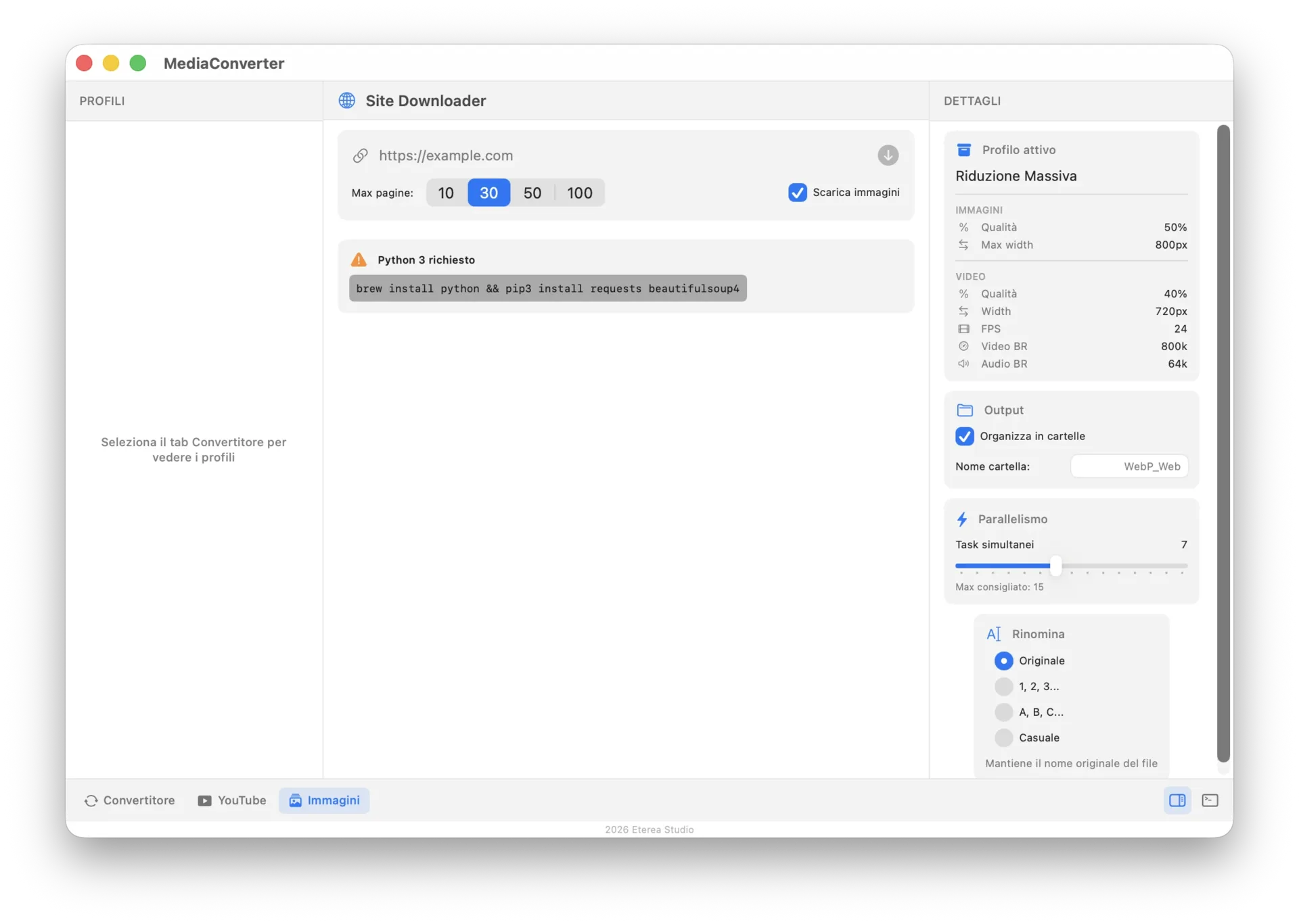 Media Converter — vista 3